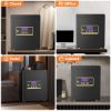 Picture of RXDSAFE 2.5 Cuft Safe Box, Digital Keypad Home Security Safe With Fireproof Waterproof Bag & Adjustable Shelf