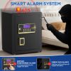 Picture of RXDSAFE 3.5 Cuft Large Safe Box, Digital Keypad Home Security Safe With Fireproof Bag & Alarm System(Black)