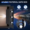 Picture of RYCUZO 3.5 Cuft Large Safe Box, Digital Keypad Home Security Safe With Fireproof Bag & Alarm System(Black)