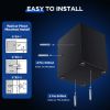 Picture of RYCUZO 3.5 Cuft Large Safe Box, Digital Keypad Home Security Safe With Fireproof Bag & Alarm System(Black)