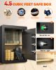 Picture of RXDSAFE 4.5 Cuft Large Safe Box, Digital Keypad Home Security Safe With Fireproof Waterproof Bag & Adjustable Shelf