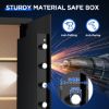 Picture of RXDSAFE 5.5 Cuft Large Safe Box, Digital Keypad Home Security Safe With Fireproof Bag & Alarm System(Black)