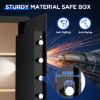 Picture of RXDSAFE 6.0 Cuft Large Safe Box, Digital Keypad Home Security Safe With Fireproof Bag & Alarm System(Black)