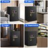 Picture of RXDSAFE 6.0 Cuft Large Safe Box, Digital Keypad Home Security Safe With Fireproof Bag & Alarm System(Black)