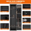 Picture of RXDSAFE 5-7 Long Gun Safes, Gun Cabinets for Home Storage of Rifle and Pistols, Quick Access Rifle Safe with Alarm System, Gun Racks, Pistol Pocket