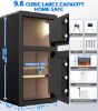 Picture of RXDSAFE 9.6 Cuft Large Double Door Safe Box, Digital Keypad Home Security Safe With Fireproof Waterproof Bag & Adjustable Shelf