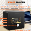 Picture of RYCUZO 2.5 Cuft Safe Box, Digital Keypad Home Security Safe With Fireproof Waterproof Bag & Adjustable Shelf