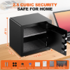 Picture of RYCUZO 2.5 Cuft Safe Box, Digital Keypad Home Security Safe With Fireproof Waterproof Bag & Adjustable Shelf