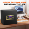 Picture of RYCUZO 2.5 Cuft Safe Box, Digital Keypad Home Security Safe With Fireproof Waterproof Bag & Adjustable Shelf