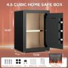 Picture of RYCUZO 4.5 Cuft Large Safe Box, Digital Keypad Home Security Safe With Fireproof Waterproof Bag & Adjustable Shelf