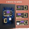 Picture of RYCUZO 4.5 Cuft Large Safe Box, Digital Keypad Home Security Safe With Fireproof Waterproof Bag & Adjustable Shelf