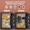 Picture of RYCUZO 4.5 Cuft Large Safe Box, Digital Keypad Home Security Safe With Fireproof Waterproof Bag & Adjustable Shelf