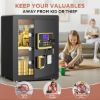 Picture of RYCUZO 4.5 Cuft Large Safe Box, Digital Keypad Home Security Safe With Fireproof Waterproof Bag & Adjustable Shelf
