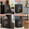 Picture of RYCUZO 4.5 Cuft Large Safe Box, Digital Keypad Home Security Safe With Fireproof Waterproof Bag & Adjustable Shelf