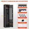 Picture of RYCUZO 2-4 Long Gun Safes, Gun Cabinets for Home Storage of Rifle and Pistols, Quick Access Rifle Safe with Alarm System & Gun Racks