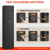Picture of RYCUZO 2-4 Long Gun Safes, Gun Cabinets for Home Storage of Rifle and Pistols, Quick Access Rifle Safe with Alarm System & Gun Racks