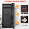 Picture of RYCUZO 12-15 Gun Cabinet, Quick Access Long Gun Safe for Home Rifles and Pistols, Large Unassembled Rifle Safe with Removable Shelves, Digital Keypad, Pegboard